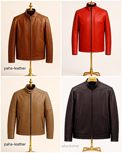 کاپشن چرم مردانه