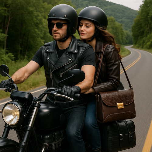 جلیقه چرمی مردانه مدل راک